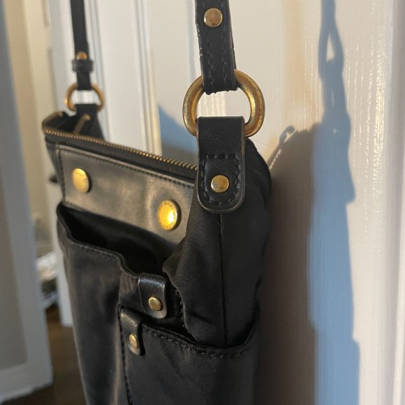 MARC BY MARC JACOBS Leather Trimmed Nylon Crossbody Bag - Picture 3 of 7